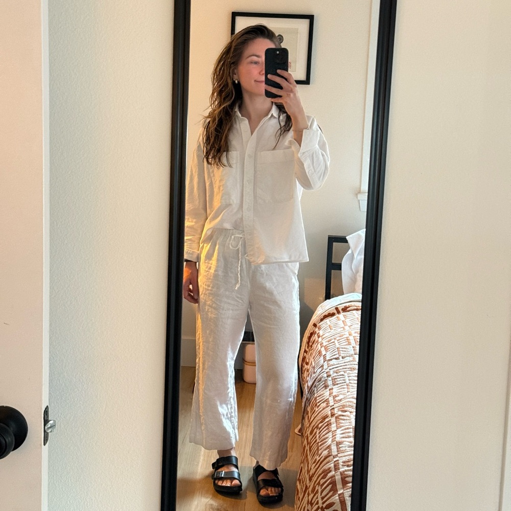 Reformation Petite Linen Olina Pants